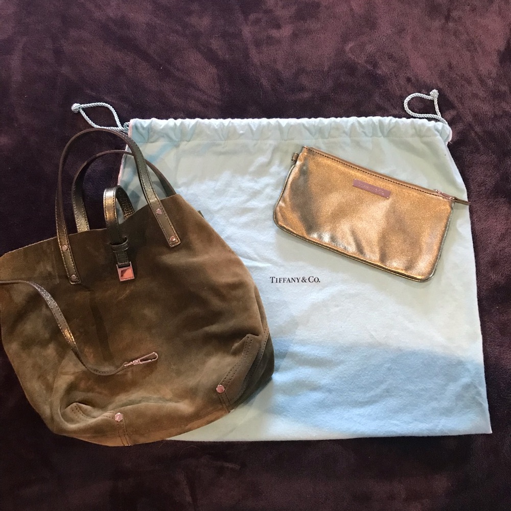 Tiffany bag with wristlet